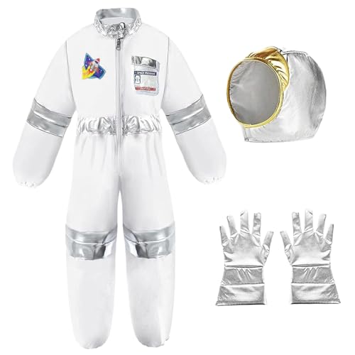 Ligeinsrk Space Suit Kostüm Kinder mit dreieckigerem Muster Polyester Stechy Kids Space Anzug Crew Hals mit Hut und Handschuhen Halloween -Kostüm für Cosplay -Geburtstagsgeschenke, L, für Ligeinsrk Space Suit Kostüm Kinder mit dreieckigerem Muster Polyester Stechy Kids Space Anzug Crew Hals mit Hut und Handschuhen Halloween -Kostüm für Cosplay -Geburtstagsgeschenke, L, für von Ligeinsrk