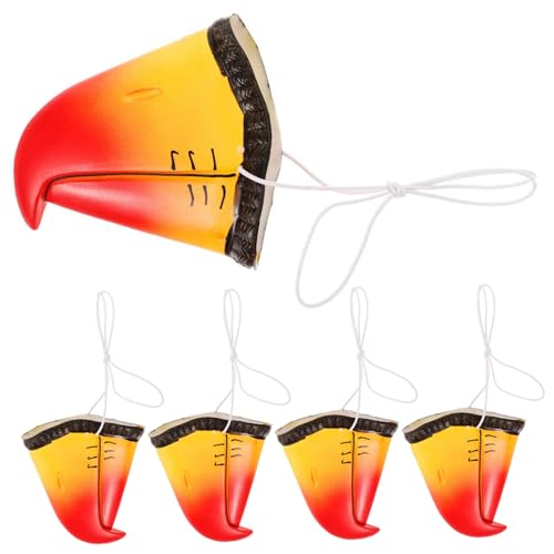 Ligeinsrk Vogelschnabelmaske 5pcs lustige realistische Nasenroman Vinyl -Papagei mit Gurt Dekorative Halloween -Requisiten für Party, Kostüm, Cosplay Ligeinsrk Vogelschnabelmaske 5pcs lustige realistische Nasenroman Vinyl -Papagei mit Gurt Dekorative Halloween -Requisiten für Party, Kostüm, Cosplay von Ligeinsrk