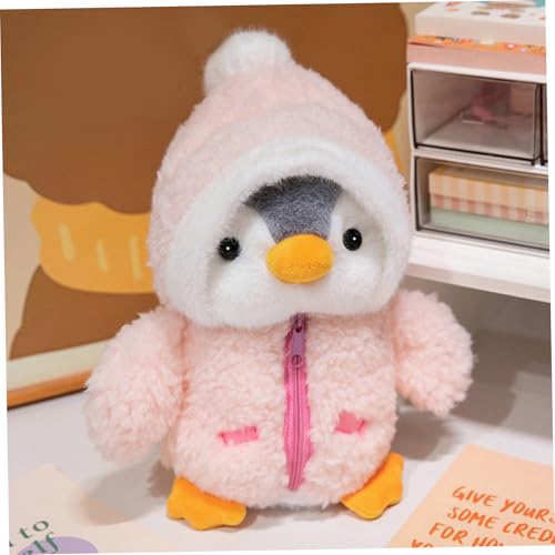Penguin Plüsch, niedliches Pinguin -Stofftier mit Hut und Kleidung 10 kuschelige Weihnachts -ausgestopfte Tiere, weiche Körperpudgy Pinguine für Home Weihnachtsfeier Winterschmuckgeschenk, Stil 1 plu von Ligeinsrk
