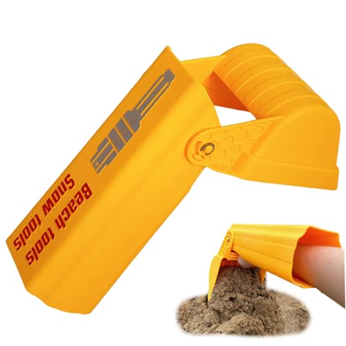 Sandgrabungsgravator für Kinder, 13, 4 x 4, 7 Zoll Sandbox Bagger, Kunststoff leicht zu greifen Strandspielzeug zum Training von Hand-Eye-Koordinationsfähigkeit, Sandbagger für Kinder, Sandbox von Ligeinsrk