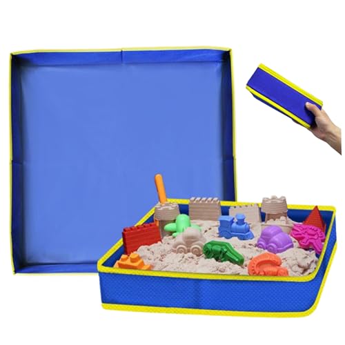 Sandschale, 19.7x19.7x3.5 Faltbare Stoffkabinen für Klassenzimmer, große Tabletts für Kinder Jungen Mädchen Weihnachtsfüller Partytasche Geschenke für Kinder Sandschale, 19.7x19.7x3.5 Faltbare Stoffkabinen für Klassenzimmer, große Tabletts für Kinder Jungen Mädchen Weihnachtsfüller Partytasche Geschenke für Kinder von Ligeinsrk