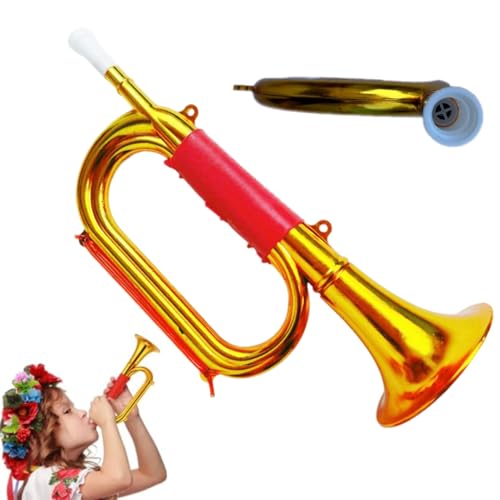 Spielzeug Trompete 13 Zoll spielbarer Entwicklung sicherer PP Plastik Golden Kids Trompete mit komfortablen Griffpädagogik Kids Musikinstrumente, Spielzeug Spielzeug Trompete 13 Zoll spielbarer Entwicklung sicherer PP Plastik Golden Kids Trompete mit komfortablen Griffpädagogik Kids Musikinstrumente, Spielzeug von Ligeinsrk