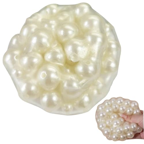 Squeeze -Spielzeug 3, 94x3, 94 Zoll Kawaii süße weiße Explosion Perlenstil Angst & Stress -Relief -Spielzeug für Erwachsene, Kinder, Stressspielzeug, Reliefspielzeug von Ligeinsrk