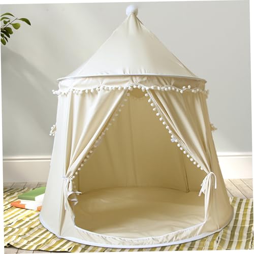 Teepee Zelt für Kinder, 51 x 43 Zoll faltbares Kinderzelt Innenräume mit Fenster- und Krawattenseil, Soft Comfort Playhouse für Mädchen, Jungen, Indoor, Playhouse von Ligeinsrk