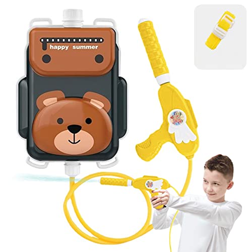 Water Squirter für Kinder Wasser Rucksack Pistole Spritzspielzeug mit 1300 ml Panzer für Kinder Sommer Beach Pool Bär, Squirter für, Rucksackpistole Water Squirter für Kinder Wasser Rucksack Pistole Spritzspielzeug mit 1300 ml Panzer für Kinder Sommer Beach Pool Bär, Squirter für, Rucksackpistole von Ligeinsrk