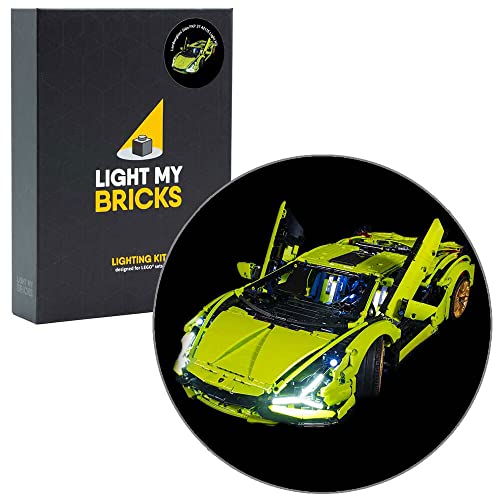 LightMyBricks Kit Lichter für Lego Lamborghini Sian FKP 37 42115 von Light My Bricks