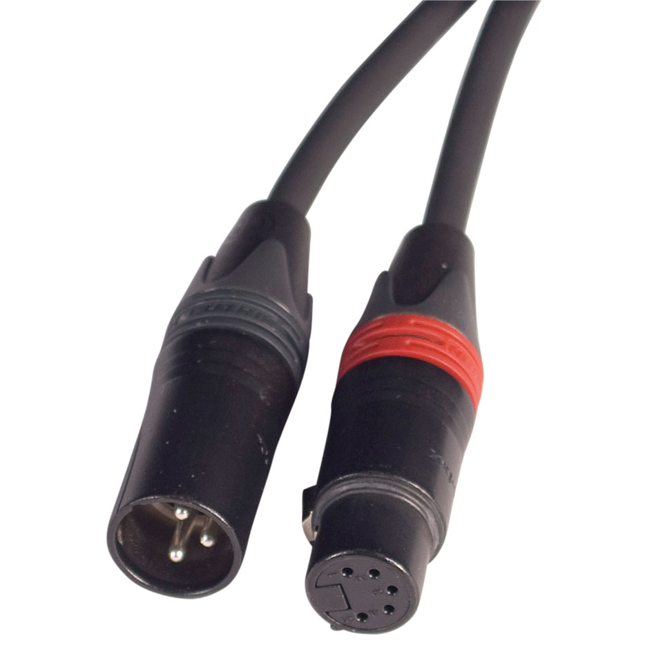 LightTeknik DMX Adapter 3M > 5F Steuerkabel LightTeknik DMX Adapter 3M > 5F Steuerkabel von LightTeknik