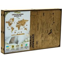 CREATIFWOOD Weltkarte aus Holz 100x70 cm CREATIFWOOD Weltkarte aus Holz 100x70 cm von Ligna Arts OHG