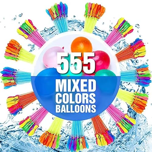 Ligtmor 555 Stück wasserbomben selbstschließend,15 Bündel mit je 37 selbstschließend Wasserballons,Schnell zu befüllender,selbstverschließender,water balloons für Poolspielzeug,wasserspielzeug outdoor Ligtmor 555 Stück wasserbomben selbstschließend,15 Bündel mit je 37 selbstschließend Wasserballons,Schnell zu befüllender,selbstverschließender,water balloons für Poolspielzeug,wasserspielzeug outdoor von Ligtmor