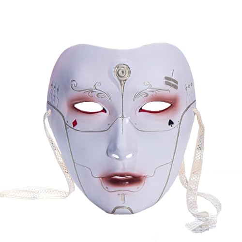 LiiYii Chinesische Maske Stück Cooles Modell Für Herren Und Damen Kleidungsaccessoires Accessoires Mit Schnürsenkeln Für Halloween Makeup Ball Farbig Einheitsgröße LiiYii Chinesische Maske Stück Cooles Modell Für Herren Und Damen Kleidungsaccessoires Accessoires Mit Schnürsenkeln Für Halloween Makeup Ball Farbig Einheitsgröße von LiiYii