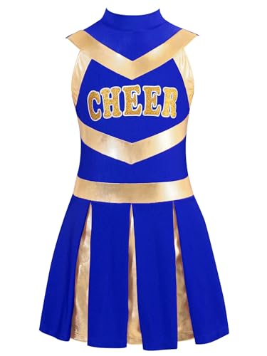 LiiYii Kinder Kostüm Pompon Mädchen Uniform Outfit Mädchen Halloween Karneval Maskerade Jahre Blau 170 LiiYii Kinder Kostüm Pompon Mädchen Uniform Outfit Mädchen Halloween Karneval Maskerade Jahre Blau 170 von LiiYii