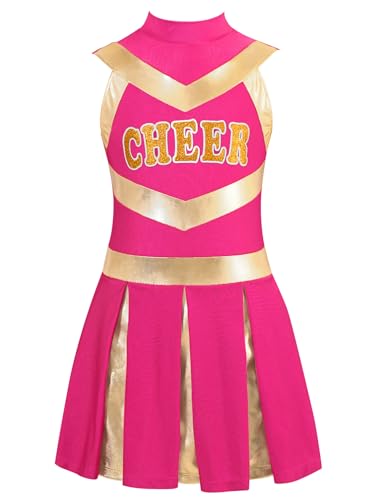 LiiYii Kinder Kostüm Pompon Mädchen Uniform Outfit Mädchen Halloween Karneval Maskerade Jahre Knalliges Pink 134-140 LiiYii Kinder Kostüm Pompon Mädchen Uniform Outfit Mädchen Halloween Karneval Maskerade Jahre Knalliges Pink 134-140 von LiiYii