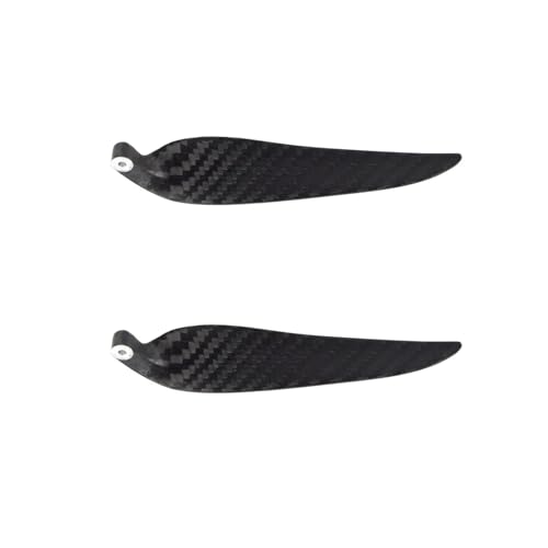 1 Paar Carbon-Faltpropeller 9-13 Zoll Leichte Passform for RC-Segelflugzeuge/Drohnen/Flugzeuge Köperbindung(12 6.5) von LiiZZi
