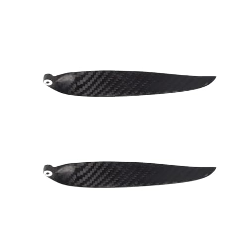 1 Paar Carbon-Faltpropeller 9-13 Zoll Leichte Passform for RC-Segelflugzeuge/Drohnen/Flugzeuge Köperbindung(14 8) von LiiZZi