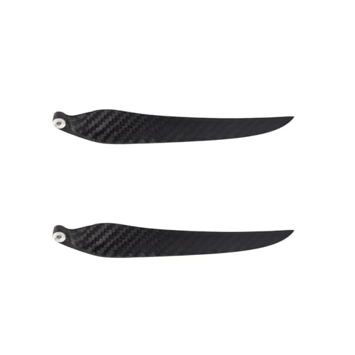1 Paar Carbon-Faltpropeller 9-13 Zoll Leichte Passform for RC-Segelflugzeuge/Drohnen/Flugzeuge Köperbindung(14 9.5) von LiiZZi