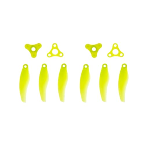 10 Paare (10CW + 10CCW) F5135 5,1 Zoll Faltbarer 3-Blatt-Propeller passend for FPV Freestyle Long Range 4S 6S 5 Zoll Drohnen(10Pair F5135-3Yellow) von LiiZZi