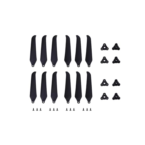 10 Paare (10CW + 10CCW) F7036 F1051 10-Zoll-Klapppropeller 2-Blatt/3-Blatt Glas-Nylon Passend for FPV-Langstreckendrohnen(F1051 3-Blades) von LiiZZi