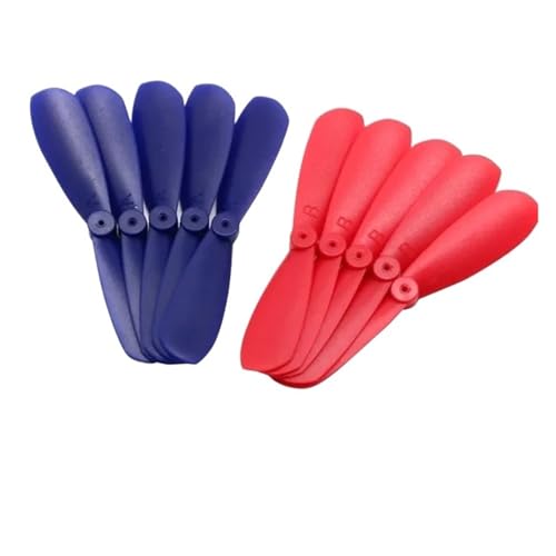 10 Stück 46 mm 4,6 cm 0,8 mm 1,0 mm CW CCW AB Propeller Hauptpassend for 716 615 720 Kernloser Motor for Flugzeugdrohne (5 Paar)(1.0MM Hole) von LiiZZi
