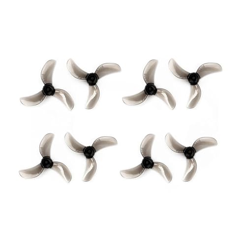 16 Paare (16CW + 16CCW) 1208 3-Blatt / 1209 4-Blatt 31 mm PC-Propeller 0,8 mm 1 mm 1,5 mm Passend for FPV Freestyle Tinywhoop Drohnen(1208 1.0mm Gary B) von LiiZZi