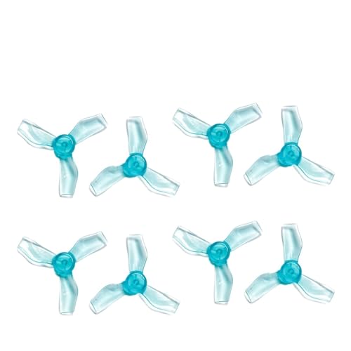 16CW + 16CCW 1219S 31mm 3-Blatt Leichte Propeller Fit for FPV Tinywhoop Micro Drone 0703 0702 29000KV Teile(1219 0.8MM Blue) von LiiZZi