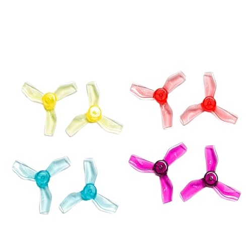 16CW + 16CCW 1219S 31mm 3-Blatt Leichte Propeller Fit for FPV Tinywhoop Micro Drone 0703 0702 29000KV Teile(1219 1MM Mix Color) von LiiZZi