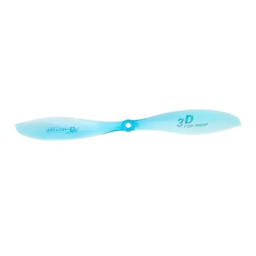 1pc F3P 3D Propeller T9048 Kunststoff Elastische Prop Fit for RC Flugzeug Modell(Blue x 1pcs) von LiiZZi
