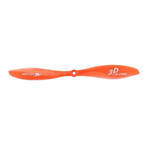 1pc F3P 3D Propeller T9048 Kunststoff Elastische Prop Fit for RC Flugzeug Modell(Orange x1pcs) von LiiZZi