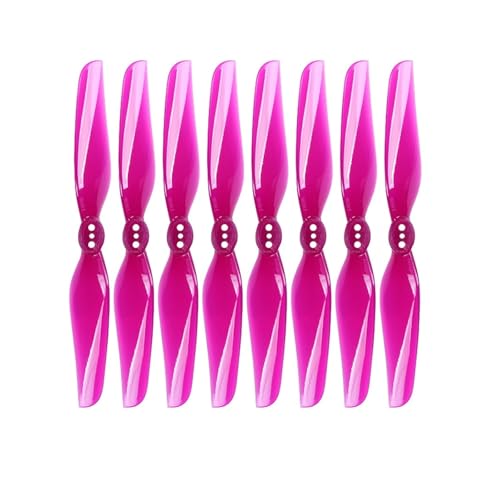 2/4 Paar 4030 4X3 2-Blatt PC Propeller Fit for FPV Racing Freestyle 4 Zoll Zahnstocher Micro Lange Palette LR4 Drohnen(4pair-Purple) von LiiZZi