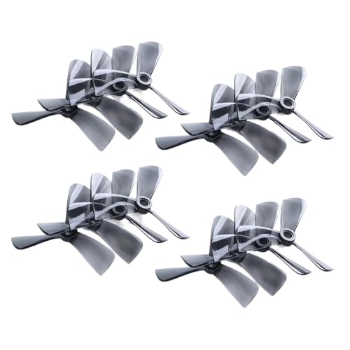 2/4 Paar Cine 3040 3X4X3 3-Blatt Propeller Fit for RC FPV Racing Freestyle 3 Zoll Zahnstocher 4S 6S Drohnen(2pair-Grey) von LiiZZi
