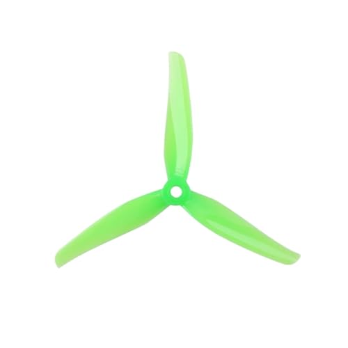 2/4 Paar F5 5 Zoll 3tri Propeller Mit 5mm Montage Loch Fit for FPV Drone Teile(Green-2pair) von LiiZZi