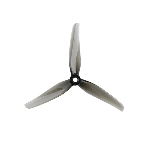 2/4 Paar F5 5 Zoll 3tri Propeller Mit 5mm Montage Loch Fit for FPV Drone Teile(Grey-4pair) von LiiZZi