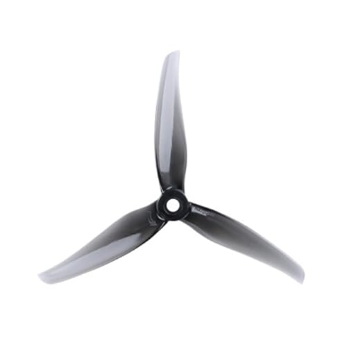 2/4 Paar R5 5 Zoll 3 Tri Propeller Prop CW CCW mit 5 mm Montageloch passend for FPV RC Racing Drone(2pair-Grey) von LiiZZi