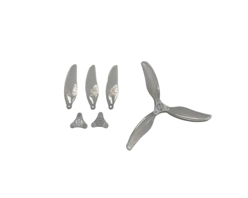 2 Paar 3 Farben F4019 4,0x1,9 FPV PC 2or3 Propeller Prop Fit for CW CCW Welle Floppy Proppy(Milk White-3) von LiiZZi
