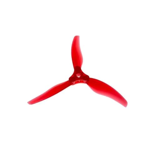2 Paare (2CW + 2CCW) F5135 5,1 Zoll Faltbarer 3-Blatt-Propeller passend for FPV Freestyle Long Range 4S 6S 5 Zoll Drohnen(2Pairs F5135-3 Red) von LiiZZi