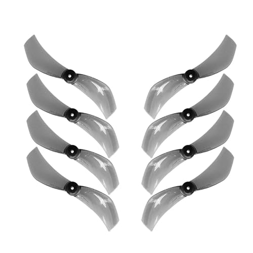 20 CW + 20 CCW 40MM 1610 2-Blatt PC Propeller 1mm 1,5mm Loch Fit for RC FPV Racing Freestyle Tinywhoop Drohnen Ersatz(20Pairs 1mm Gray) von LiiZZi