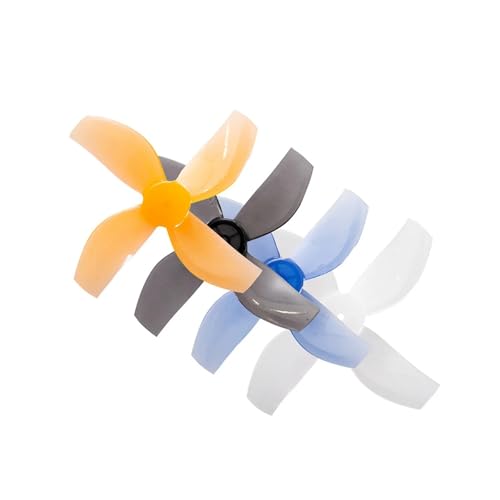 20 Paar Mirco Props 35 mm 3-Blatt/4-Blatt PC Propeller 1,0 mm passend for RC FPV Racing Freestyle FPV Drohnen 08028 Motoren(20Pairs 4Blade Mix) von LiiZZi