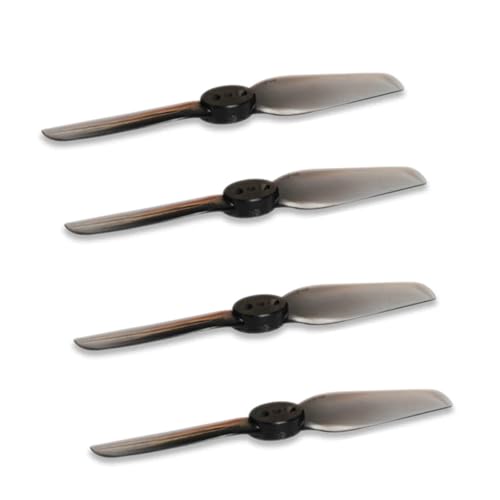 20 Paar T65MM 65mm 2-Blatt T-Mount PC Propeller 1,5mm Passend for FPV Freestyle 2,5 Zoll Zahnstocher-gefasste Drohne(Light Grey) von LiiZZi