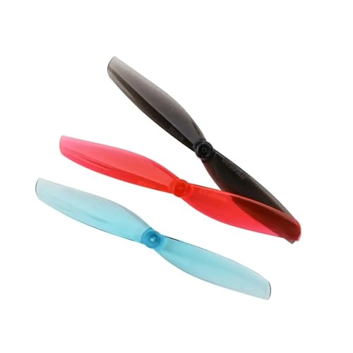 20 Paare (20CW + 20CCW) 65 MMS 65 mm 2-Blatt 1,5 mm Loch 1 mm Loch PC Propeller passend for RC Drone FPV Racing Zahnstocherrahmen(Mix Clor 1.0MM) von LiiZZi