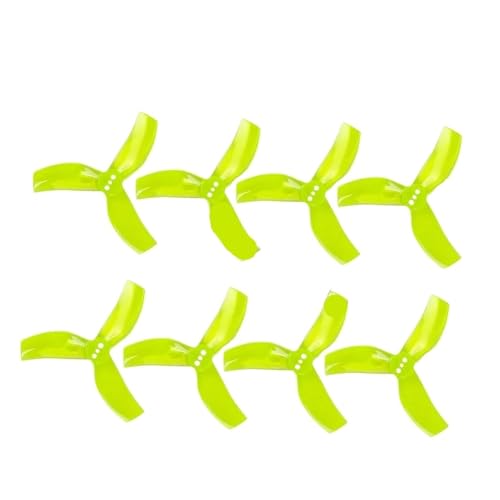 2025 4 Paar DALPROP Cyclone T2530 2,5 Zoll 3-Blatt-PC-Propeller Passend for FPV Freestyle 2,5 Zoll gefasste Drohnen(4Pairs FlouGreen) von LiiZZi
