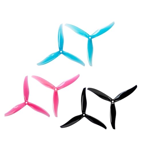 24Pcs/12Pairs 7041 7inch 3-Blades CW CCW Propeller Requisiten FPV 2408 Bürstenlosen Motor Fit for FPV Racing Drone(12Pairs Mix Color) von LiiZZi