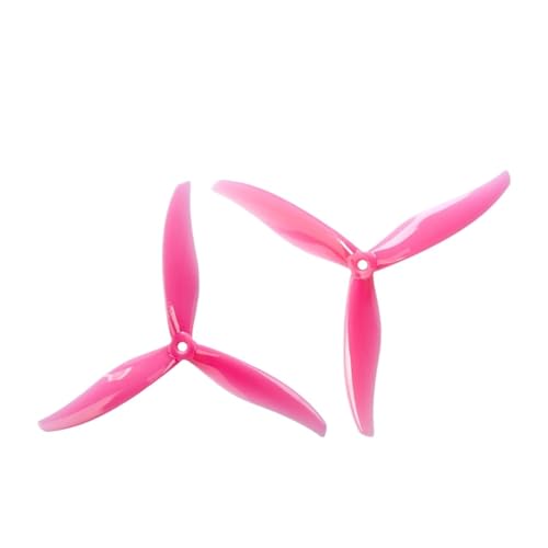 24Pcs/12Pairs 7041 7inch 3-Blades CW CCW Propeller Requisiten FPV 2408 Bürstenlosen Motor Fit for FPV Racing Drone(12Pairs Pink) von LiiZZi