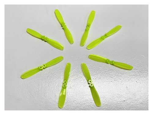 2535 2,5 x 3,5 65 mm 2-Blatt bis 4-Blatt PC Propeller 1,5 mm passend for RC FPV Racing 2,5 Zoll Zahnstocher Cihoop Drone(Yellow) von LiiZZi