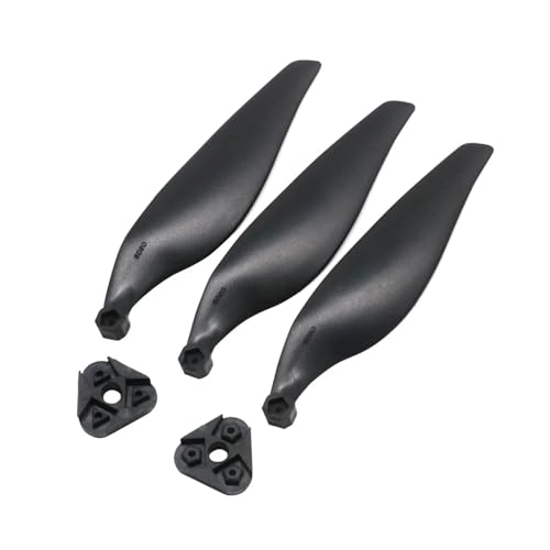 2Set 8060 Klapppropeller Glas & Nylon Requisiten 3-Blatt 4-Blatt Prop Fit for RC Flugzeug Quadcopte(3 Blade) von LiiZZi