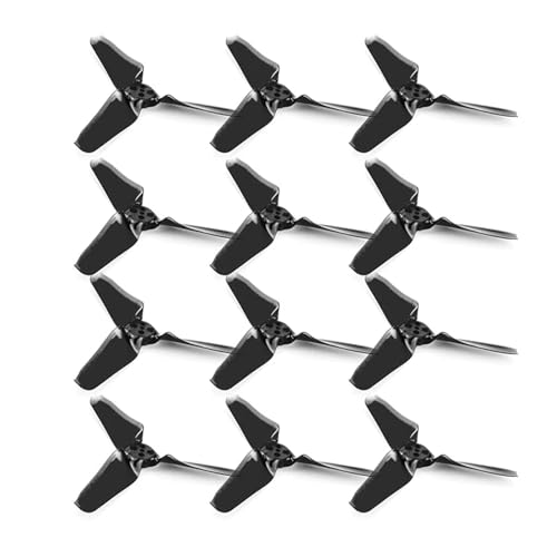 30 Paar EMAX Avan Mini 3 Zoll Propeller 3-Blatt CW CCW Passend for BH 3 Zoll Drone RC Zubehör(Black) von LiiZZi