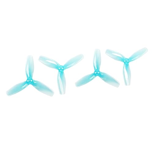 3024 CW CCW 3-Blatt-Propeller 3 Zoll Prop passend for F9A-B RC Flying Ball/Fußball-Drohnen FPV 3 Zoll Zahnstocher gefasst(12Pairs Blue) von LiiZZi