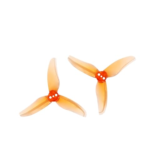 4 Paar 2512 2,5X1,2X3 3-Blatt-PC-Propeller 1,5 mm passend for RC FPV Racing Freestyle 2,5-Zoll-Drohnen Ersatzteile(4Pairs Whiskey) von LiiZZi