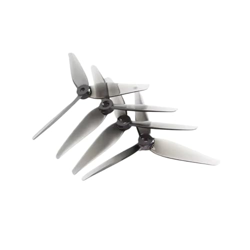 4 STÜCKE 5135 (R35) Grau CW CCW 5,1 Zoll 3 Polycarbonat-Propeller Passend for bürstenlosen Motor FPV Racing RC Drone Teile von LiiZZi