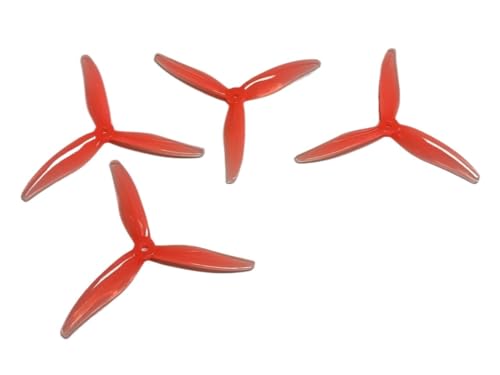 4 STÜCKE H 51377 5,1 × 3,7 × 3 PC Propeller Passend for 2207 2100KV FPV Freestyle Multirotor Drohnen RC Flugzeug Upgrade Teile(Pink) von LiiZZi