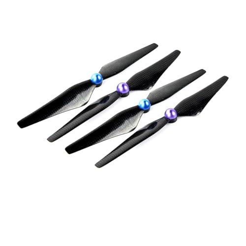 4 stücke Carbon 9450 Propeller Selbsthemmend CW CCW Prop Fit for P 3 Drone(Blue Purple) von LiiZZi