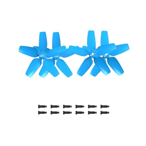 4 stücke Propeller 2925S Mit Schraube Schraubendreher Werkzeuge Fit for Avata Drone Zubehör(Blue) von LiiZZi